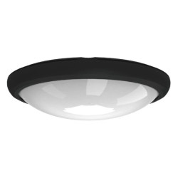 Plafoniera LED KANLO czarna 8W IP54 4000K 580lm owalna C45-KAN-08-BL-4K
