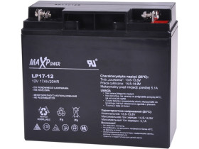Akumulator żelowy 12V 17Ah MaxPower
