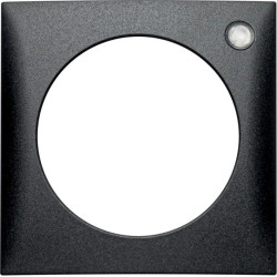 Integro Ramka pojedyncza z soczewką antrayt mat 919872505