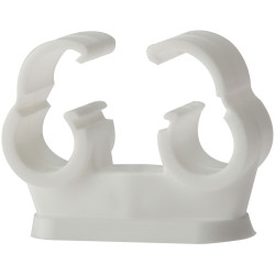 ForgeFix PCDC15 Pipe Clip Double Cliplock 15mm Box 50