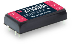 TracoPower TEN 40-7225WIR Przetwornica DC/DC, do PCB 110 V/DC 24 V/DC, -24 V/DC 833 mA 40 W Ilość wyjść: 2 x Content 1 s
