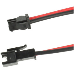 Wtyk + gniazdo JST z przewodami 15 cm 2 Pin