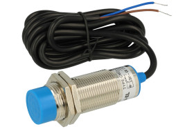 Czujnik; pojemnościowy; CM24-2012A; dwuprzewodowy; SCR; NO; 12mm; 90÷250V; AC; 200mA; cylindryczny metalowy; fi 24mm; 55mm; wysu