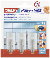 Hak samoprzylepny tesa POWERSTRIPS® 57544-00010-20 3 szt.