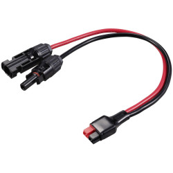 TRU COMPONENTS TC-12195720 Mini Connector to PV Solar Cable Black Red
