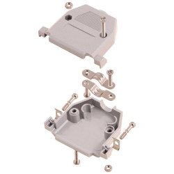 Encitech 2360-0102-11 D-Sub Housing 9 Pins plastic 180&#xB0; light grey