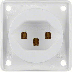 Integro Flow Gniazdo z/u /Szwajcaria/ typ 23 biały mat 962592502