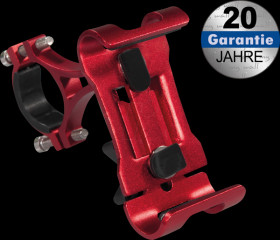 HR 22 Bike - Smartphone holder, universal, metal, stylish red