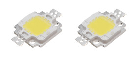 Opencircuit White 10W LED Chips - 2 pcs