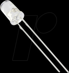 7206R1C-CSC-C LED 5mm, wired, 2 pin, red, 4000 mcd, 25°