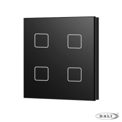 4-przyciskowy dotykowy panel DALI master MONO 24V/Bus TS4-D(B)