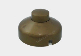 Przełącznik przelotowy nożny złoty 1A 250V