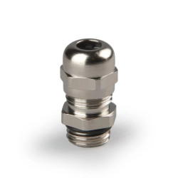 Dławik kablowy mosiężny M20 fi 6-12mm z uchwytem odciążającym i pierścieniem IP68 KTM12.20