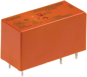 Przekaźnik mocy 24V dc SPDT TE Connectivity 250mW, montaż PCB 2304Ω Otwór przezierny