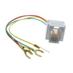 GNIAZDO TELEF. 6P4C PRZEWODY