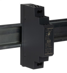 Zasilacz szyny DIN U wy 15V dc I wy 1A U we 85 → 264 V ac, 120 → 370V dc MEAN WELL 15W impulsowy