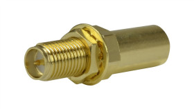 Gniazdo Koncentryczne Rp-Sma 50Ohm Zaciskane Na Przewód H155