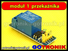 Moduł 1 przekaźnika 5V z optoizolacją