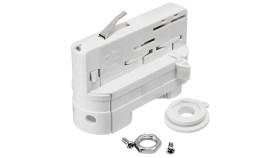 Adapter Lampa-Szyna Luxsystem-3F White Biały Creelamp Oświetlenie Szynowe