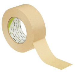 3M 7100044183 Crepe Masking Tape 202, 24 mm x 50 m, Beige
