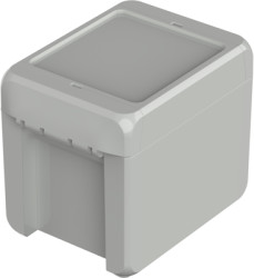ABS enclosure, (L x W x H) 113 x 80 x 90 mm, light gray (RAL 7035), IP66, 96032135