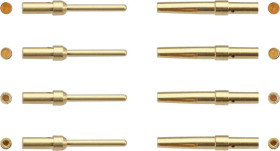 N/A HARTING 09670005576 Minimalna średnica przewodu (system AWG): 26 Maksymalna średnica przewodu (system AWG): 22 złoco