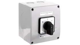 Łącznik Krzywkowy L-O-P 100A W Obudowie Pokrętło Czarne Sk100-3.8368Ob18