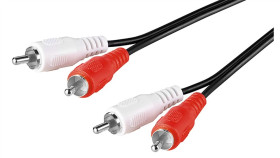 Kabel Łączący Stereo 2 X Cinch, Ekranowany - Długość Kabla 1.5 M