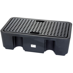 Draper 44058 Two Drum Spill Containment Pallet, 250L Capacity
