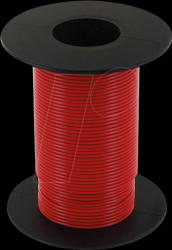 KL025RT25 Stranded Copper Wire 0.25qmm red Coil 25m