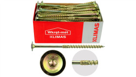 Wkręty Ciesielskie Z Łbem Podkładkowym I Gniazdem Wkcp Tx 6,0X180 Wkręt-Met...