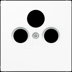 LS 990 SAT WW Cover, break-proof, for SATELLITE TV outlet, alpine white