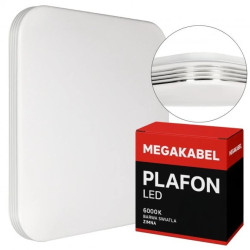Lampa sufitowa plafon kwadrat LED 36W barwa zimna CX-32 MEGAKABEL