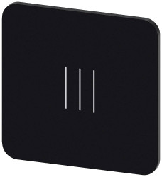 Tabliczka opisowa Siemens 3SU1900-0AF16-0QD0 (S x W) 22 mm x 22 mm III 10 szt.