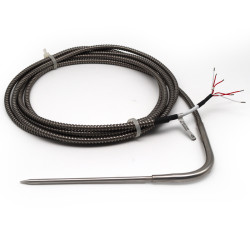 Końcówka sondy temperaturowej PT100 długość 150mm średnica 5mm +250°C żyły 3 Sonda