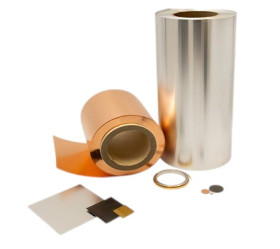 Arkusz blachy grubość: 0.05mm Złoty długość 50mm Folia