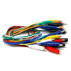 Small Alligator Clip Test Lead (set of 12)