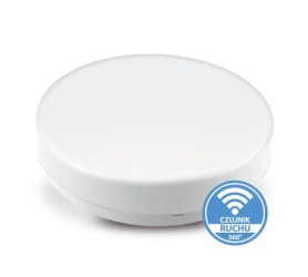 Plafon NEO n/t 18W AC 230V 50Hz 4000K (neutr.) 120 st. IP54 z czujnikiem ruchu 1810lm PL-NEO/LED/18W/CR biały