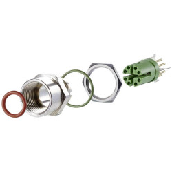 Metz Connect MMT361A315-0001 PCB Socket M12 8-Pin IP67 Rail Use