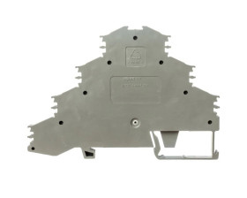 Złączka szynowa 4-pietrowa 4mm2 do silników elektrycznych L1 - L2 - L3 szara 281-532