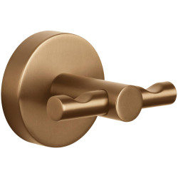 tesa 40604-00000-00 MOON bathrobe hook bronze Adhesive no-drill