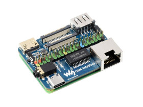 Waveshare Nano Base Board (B) for Raspberry Pi Compute Module 4, Same Size as the CM4