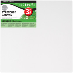 Daler Rowney Simply Canvas Pack of 3 - 40 x 40cm / 16 x 16&quot;