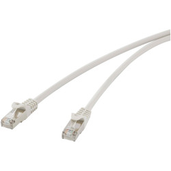 Renkforce RF-4541484 RJ45 Network cable CAT 5e Grey 0.25 m