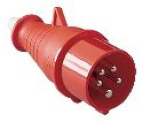 Wtyczka inwertora fazy, prosta, 3-biegunowa+N+PE, 380..415 V AC, IP 44 83903