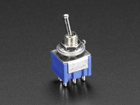 Adafruit Mini Panel Mount DPDT Toggle Switch