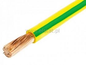 LGY 2,5 / 500V przewód żółto-zielony linka