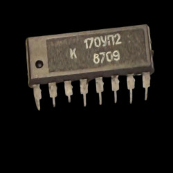 Układ scalony K170UP2 (К170УП2) w obudowie DIP16 – radziecki generator sygnału do lamp VFD