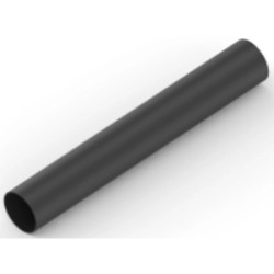 Heatshrink tubing, 4:1, (24/6 mm), PE, crosslinked, black, NB10132001, 1 piece with 1,2 meters