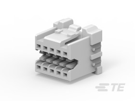 Osłona złącza 10-pinowe Męski 2-rzędowe raster: 2 mm TE Connectivity Kabel Grace Inertia